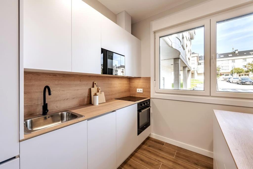 Apartamento White Tree By Arca Azahar O Pedrouzo Dış mekan fotoğraf